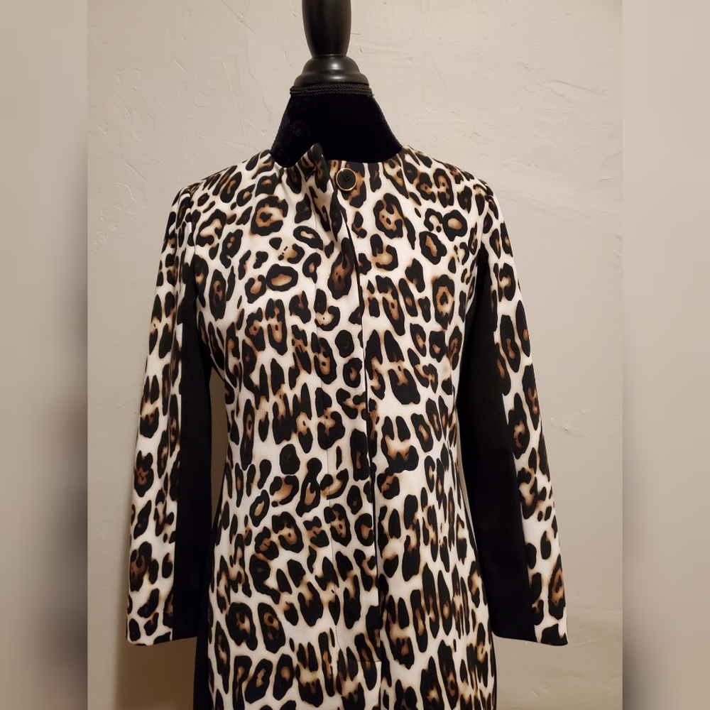 Chico's Black Label Leopard Blazer